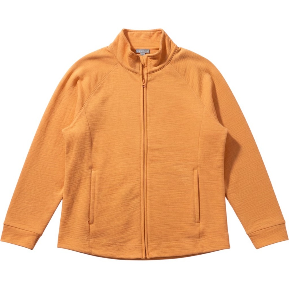 Talbots Full Zip‎ Jacket Womens LP Orange UPF 50+ T by Talbots Mock Neck
